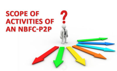 Scope of Activities of an NBFC-P2P