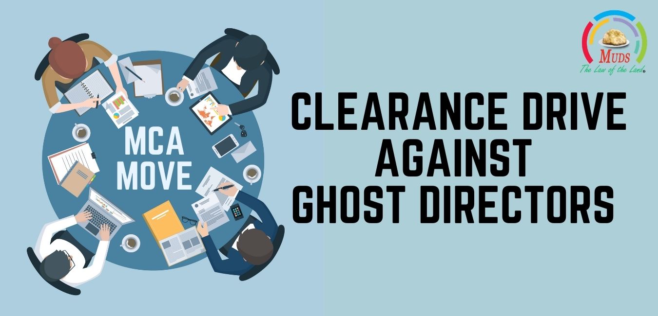 MCA Move_ _Clearance Drive against Ghost Directors_