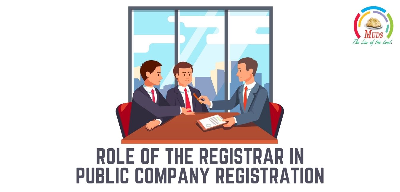 What is the CIN and Role of the Registrar of Company in Public Company Registration